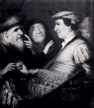 Rembrandt - The Sense Of Sight (or The Spectacles-Seller)