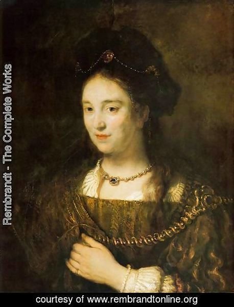Rembrandt - Saskia, the Artist's Wife
