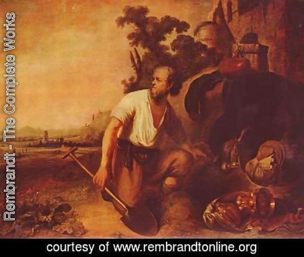 Rembrandt - The parable of the treasure hunter