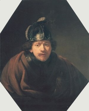 Rembrandt - Self-portrait with Helmet