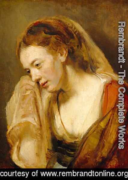 Rembrandt - A Woman Weeping