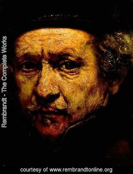 Rembrandt - Self-Portrait (detail) 1659