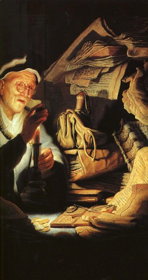 The Moneychanger (detail) 1627