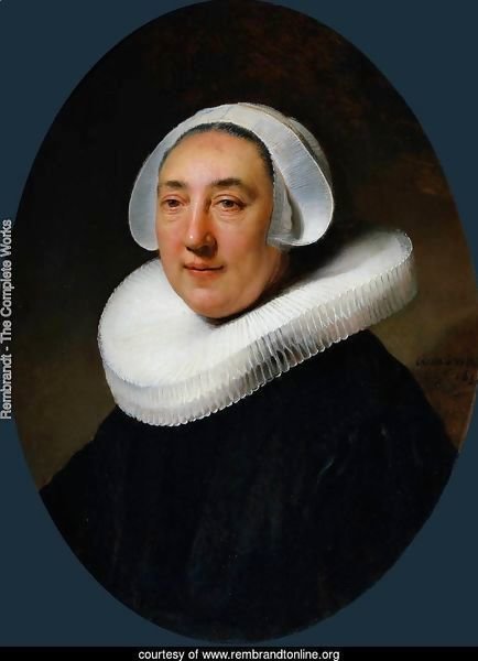 Portrait of Haesje van Cleyburgh