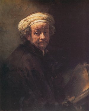 Rembrandt - Self-portrait as the Apostle Paul