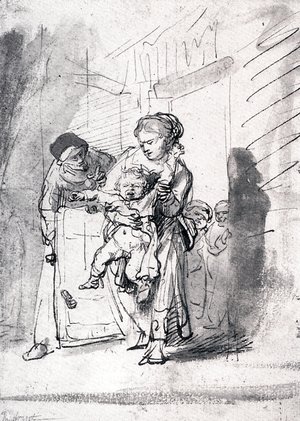 Rembrandt - Child In A Tantrum