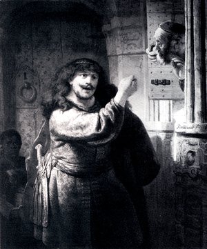 Samson Threatening His Father-in-Law