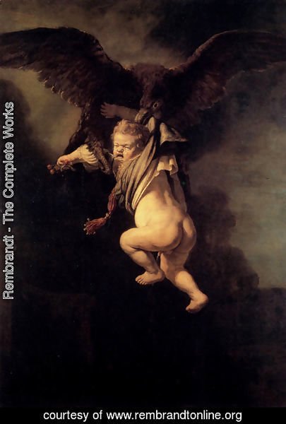 Rembrandt - The Abduction Of Ganymede