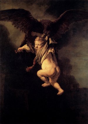 Rembrandt - The Abduction Of Ganymede