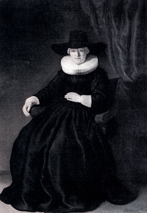 Rembrandt - Portrait Of Maria Bockenolle