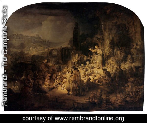 Rembrandt - St. John The Baptist Preaching