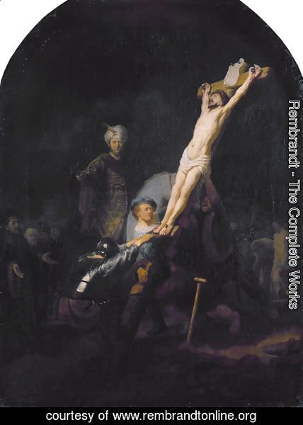 Rembrandt - The Elevation Of The Cross