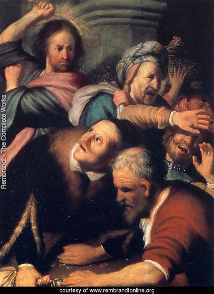Christ Driving The Money Changers From The Temple