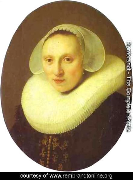 Rembrandt - Cornelia Pronck, Wife of Albert Cuyper