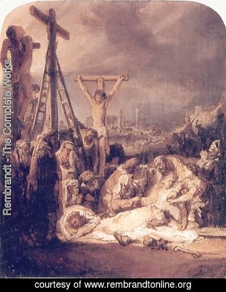 Rembrandt - La Deploration Du Christ,londres 1635