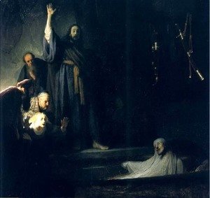 Rembrandt - La Resurrection De Lazare,los Angeles 1631