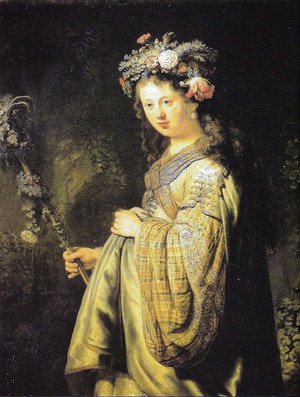 Rembrandt - Portrait of Saskia 1635