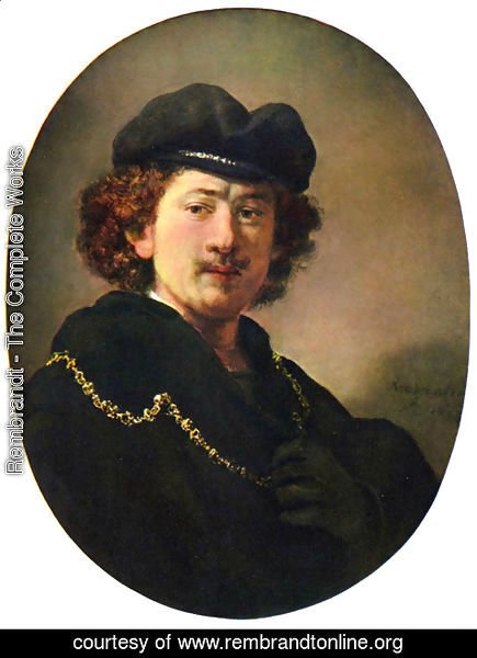 Rembrandt - Self-Portrait with a Gold Chain