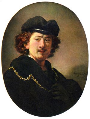 Self-Portrait with a Gold Chain