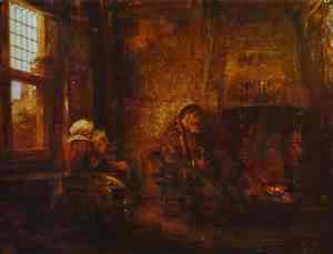 Rembrandt - Tobit and Anna