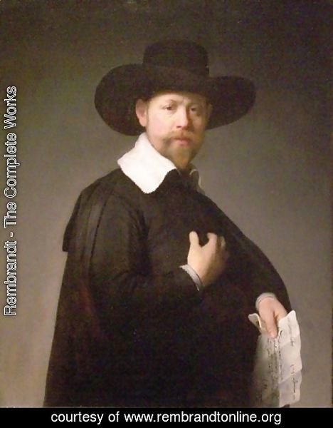 Rembrandt - Portrait of Marten Looten