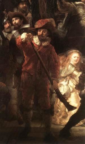 Rembrandt - The Nightwatch (detail) 4