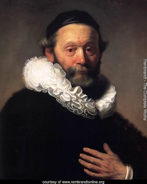 Portrait of Johannes Wtenbogaert (detail)