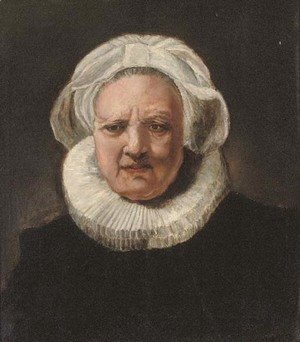 Rembrandt - Portrait of an old woman, aged 83
