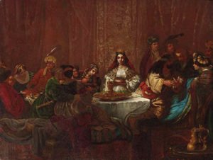 The wedding feast of Samson