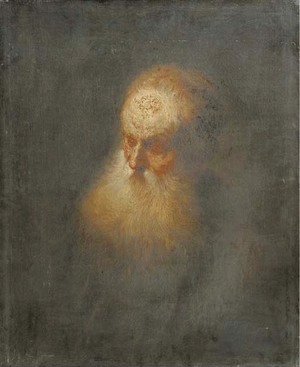 Rembrandt - A Tronie a bearded old man