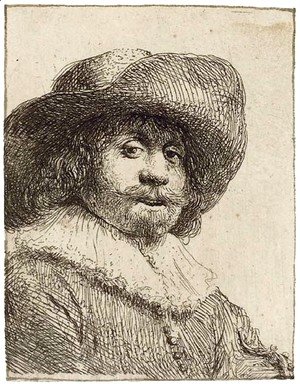 A Man in a broad-brimmed Hat