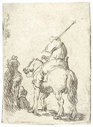 A Turbaned Soldier on Horseback