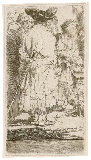 Rembrandt - Christ healing the Sick A Fragment