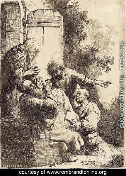 Rembrandt - Joseph's Coat brought to Jacob