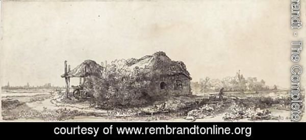 Landscape with a Cottage and Haybarn Oblong