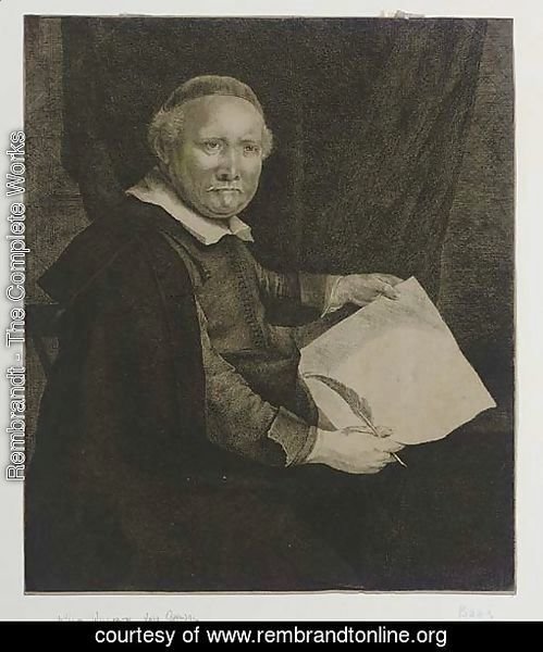 Lieven Willemsz. van Coppenol, Writing-Master Large Plate