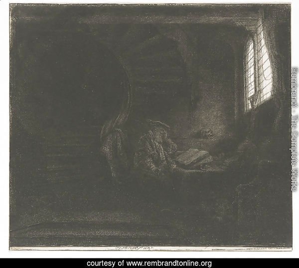 Saint Jerome in a dark Chamber