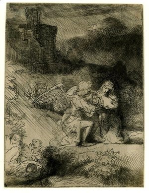 Rembrandt - The Agony in the Garden