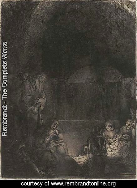 Rembrandt - The Entombment 3