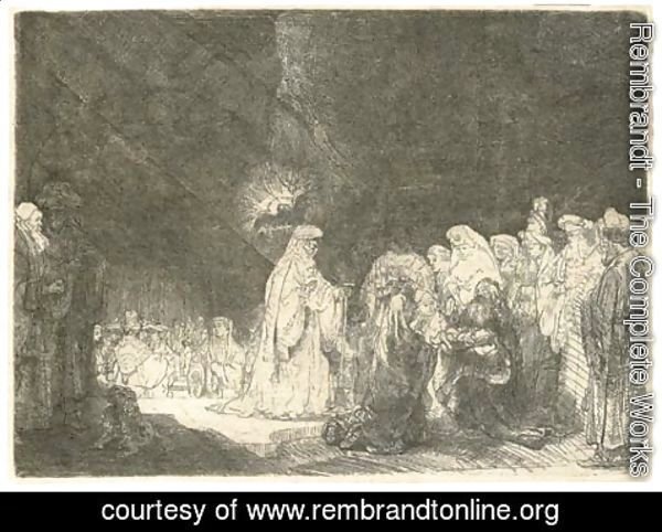 Rembrandt - The Presentation in the Temple