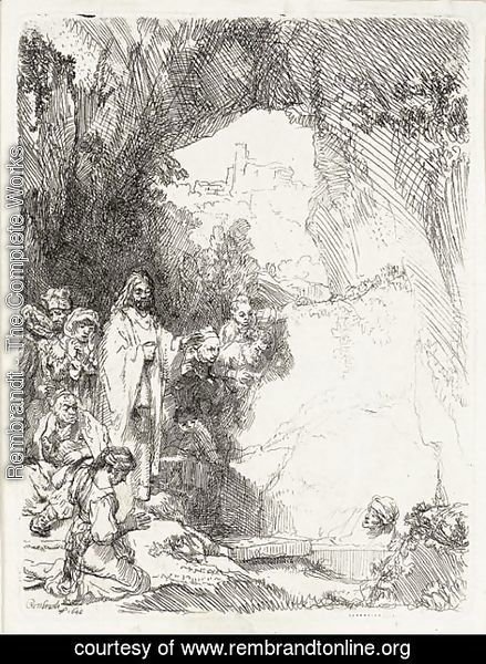 Rembrandt - The Raising of Lazarus Small Plate 2