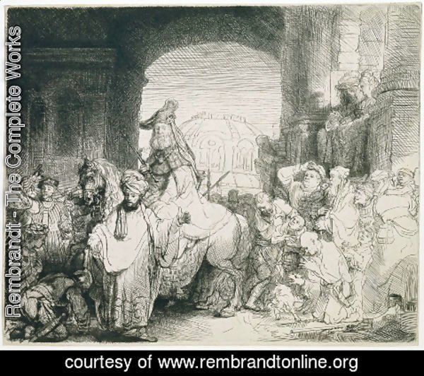 Rembrandt - The Triumph of Mordecai