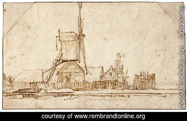 Landscape With A Windmill And Other Buildings
