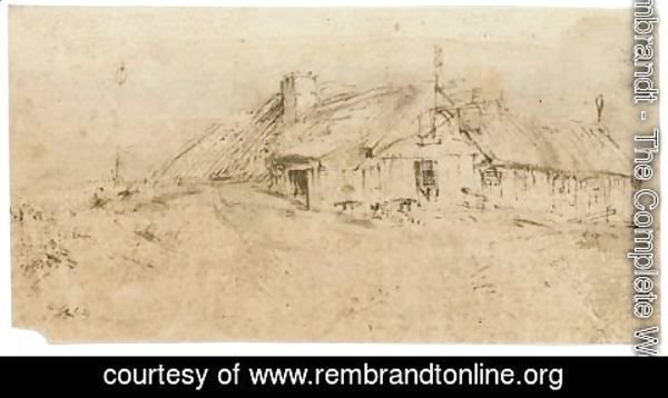 Rembrandt - An Inn On A Dyke