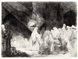 Rembrandt - Presentation In The Temple Oblong Plate