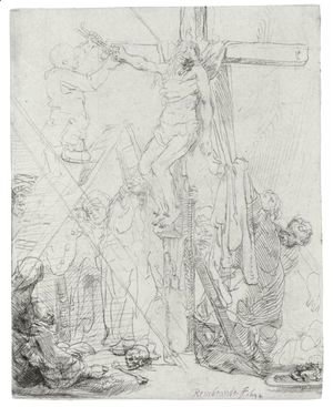 Rembrandt - Descent From The Cross A Sketch