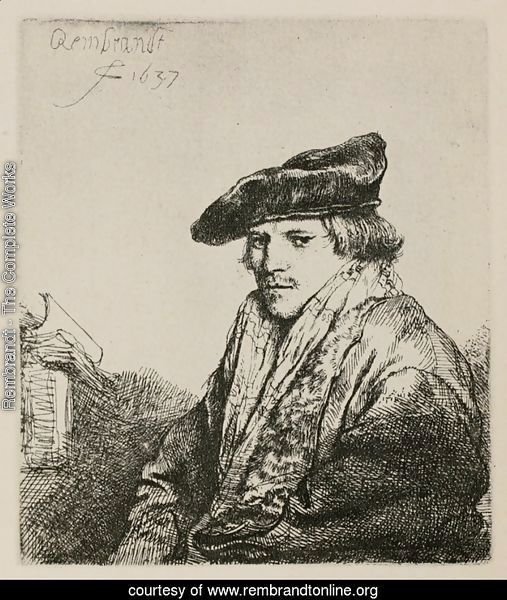 Young man in a velvet cap