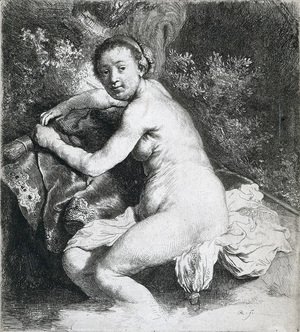 Rembrandt - Diana At The Bath 2