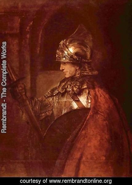 Rembrandt - Man with arms (Alexander the Great)