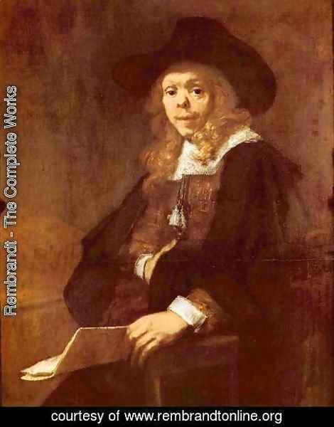 Rembrandt - Portrait of Gerard de Lairesse